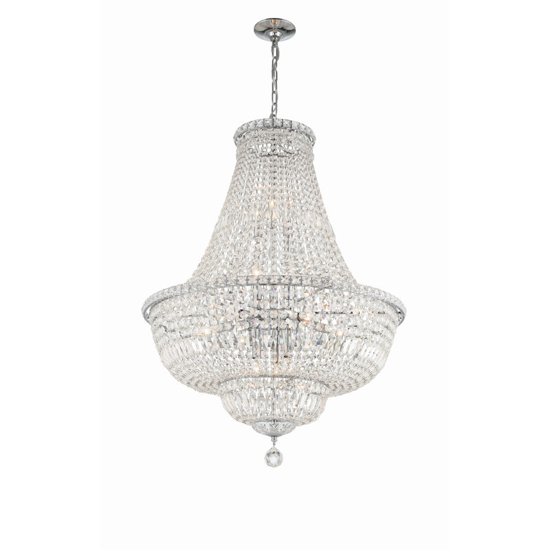 Ingrit 15 - Light Dimmable Empire Chandelier