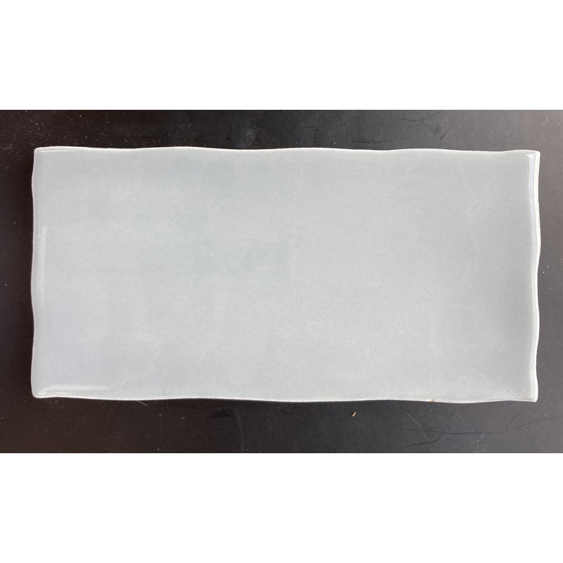 Guastavino 3" x 6" Ceramic Subway Tile, Aquamarine