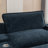 111" Sectional Sofa Chenille Upholstered Sofa With Two Removable Ottoman, Two USB Ports, Two Cup Holders And Large Storage Box For Living Room, Blue-710913791