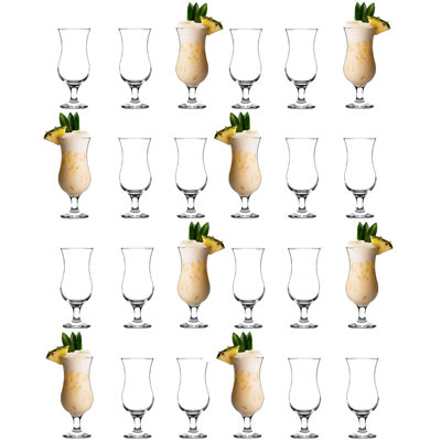 390 ml Hurricane Glass Set