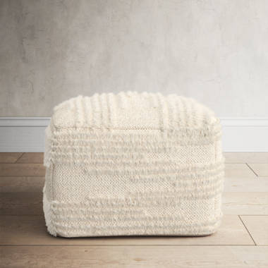 Jeanna 20 Wide Pouf Ottoman Birch Lane