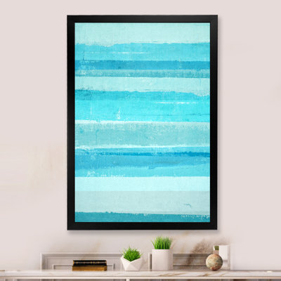 Colorfields In Shades Of Turquoise And Blue " Colorfields In Shades Of Turquoise And Blue "
