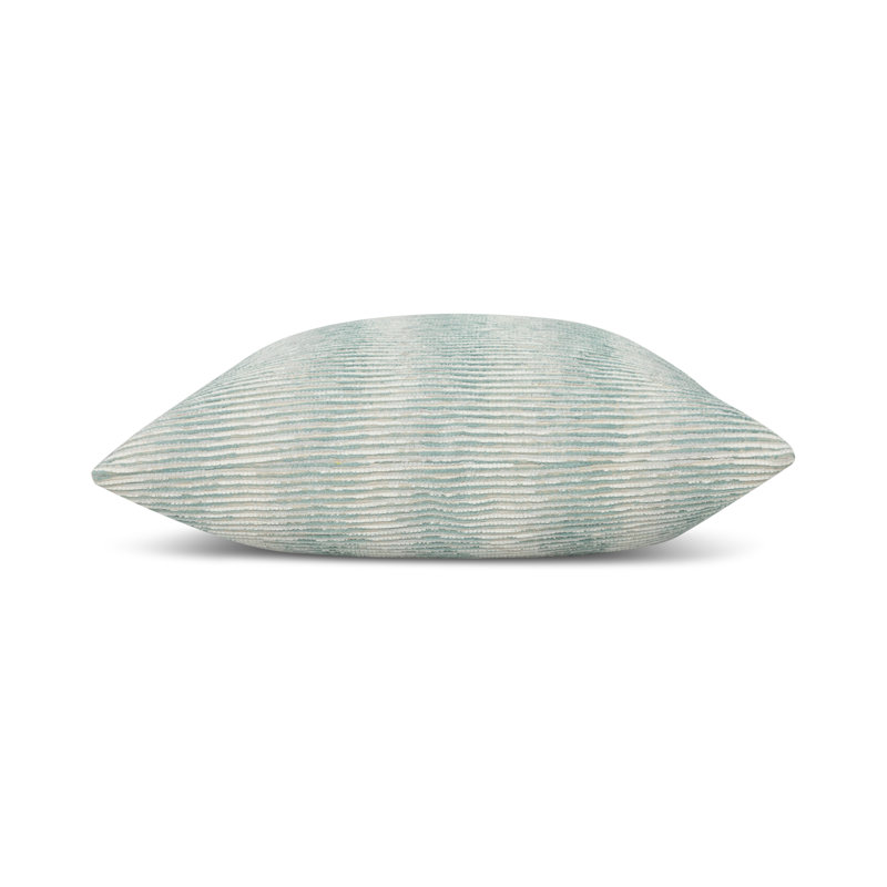Progress Indigo Square Performance Pillow Cover & Insert, 22"H x 22"W, Mist
