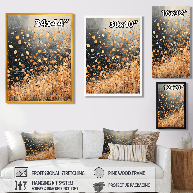 Jamila - Landscapes Canvas Wall Art, H 40 po x l 30 po, Noir, noir, noir, noir, Reproduction encadrée d'une seule photo