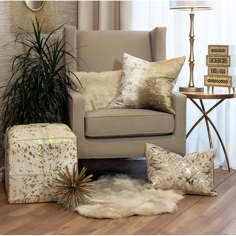 Coussin lombaire Karn, Beige