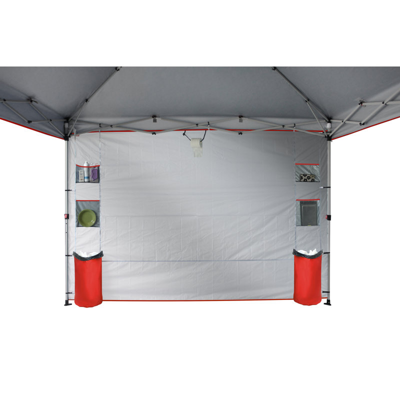 CROWN SHADES Canopy Tent 10x10 Pop Up Canopy Outdoor Shade with Pockets Sidewall, Easy Up Sun Shelter with One Person Set Up Centre Lock, Portable Instant Camping Beach Canopy Tents, Pink