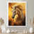 White Picture Framed