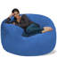 Fauteuil à billes - Fauteuil à billes rond rembourré en mousse à mémoire de forme avec housse amovible et lavable à la machine - Fauteuil à billes avec housse en microfibre douce - Plusieurs tailles et plusieurs tissus lavables à la machine-2127524637-2145937782