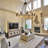 Farmhouse 10-Light Chandelier 32" Rustic Candle