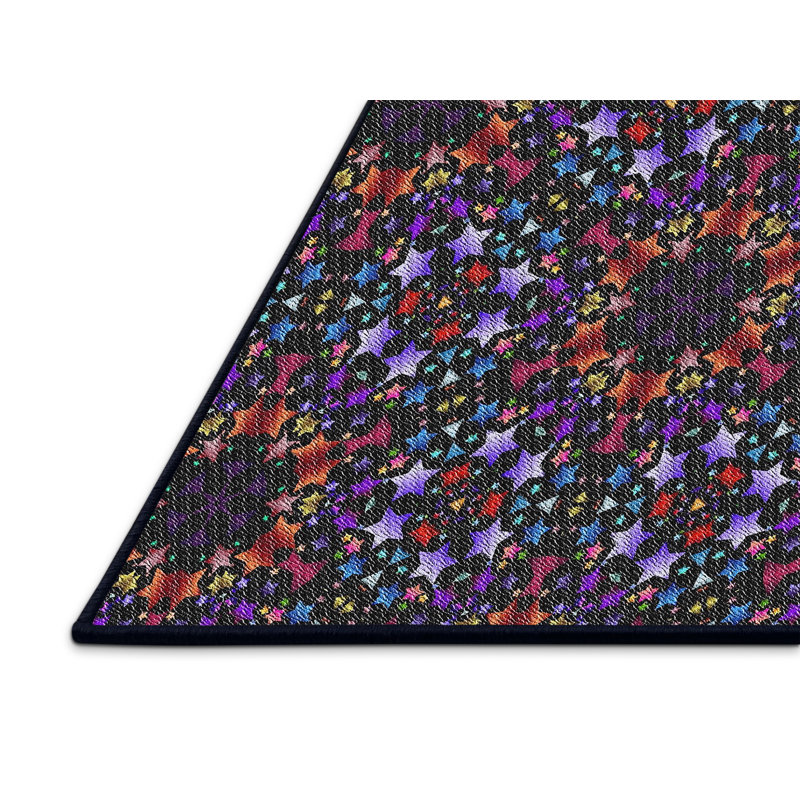 Mauve Tapis décoratif, Rectangle 5 pi x 7 pi