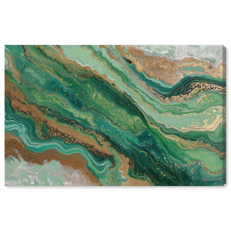 «Gateed Agate II», reproduction d'art sur toile par Art Remedy, H 16 po x l 24 po, Toile tendue avec châssis