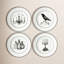 Lenox Vintage Halloween 4-Piece Dessert Plate Set