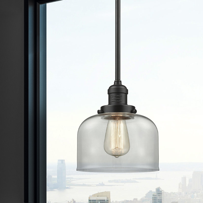 Arakel 1 - Light Single Pendant, Clear, Oil Rubbed Bronze
