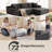 108.3" Comfy Cloud Couch, L Shaped Sectional Sofa-1235803473-1235803478