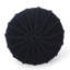 Pouf tricoté en coton bleu foncé pour ou au sol - capacité de poids de 200 lb, ajout décoratif, nettoyage des taches, perles incluses et utilisation du coussin Limite de 200 lb, décoratif, nettoyage seulement, rembourré