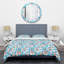 Ensemble de housse de couette rétro Art Deco Waves II - microfibre de polyester-116568372-40701977