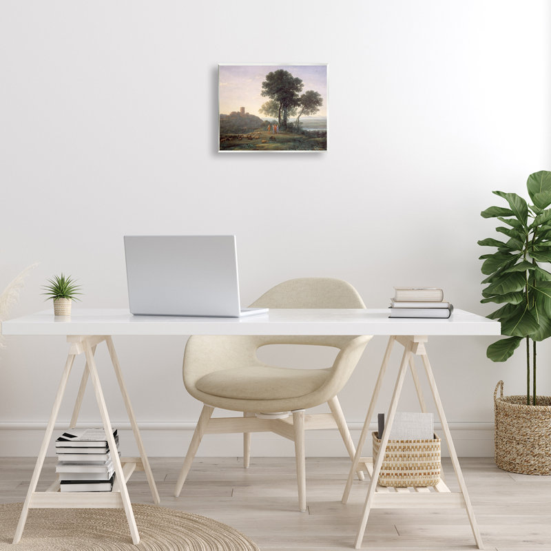 Art mural classique Claude, paysage champêtre par one1000paintings