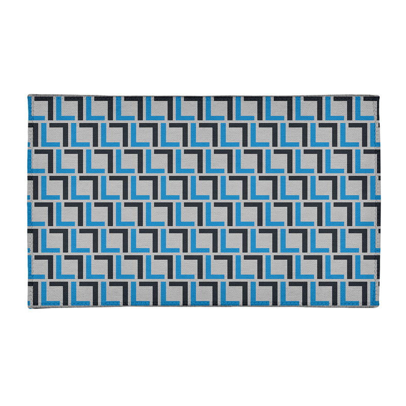 Geometric Indoor Rug, Rectangle 3' x 5'