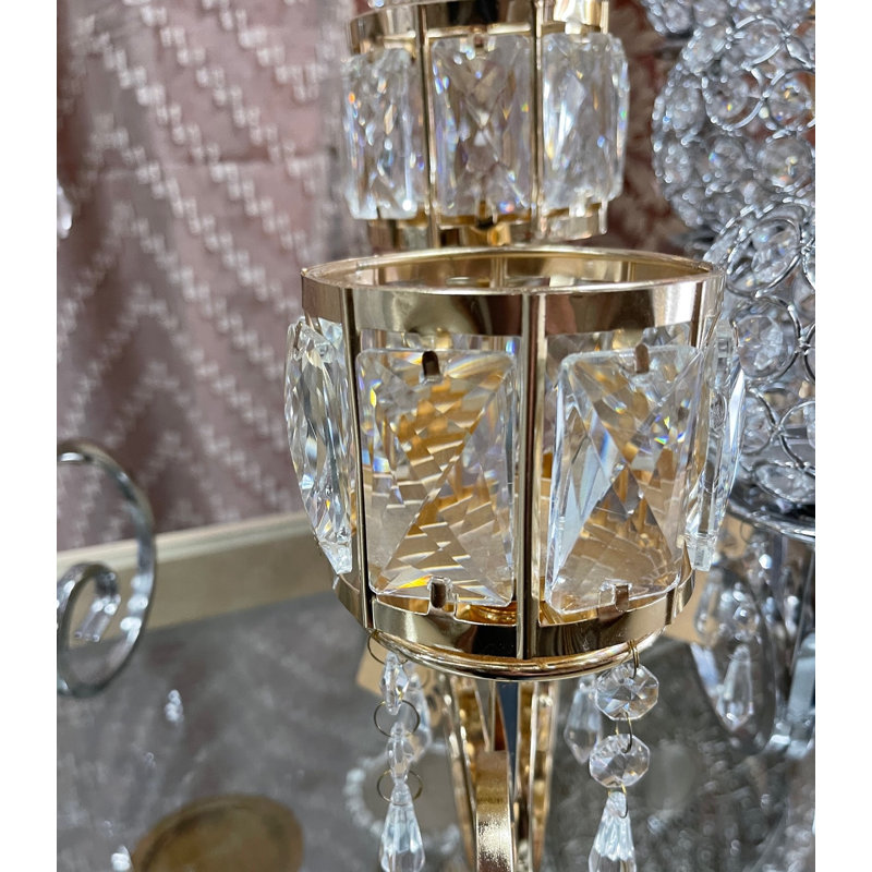 Brionie 21'' H Tabletop Candelabra, Gold