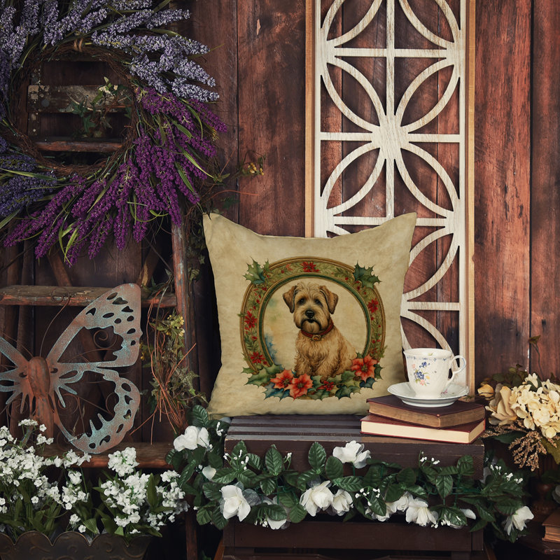 Coussin Christmas, 14 po x 14 po, Carré