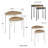 Monestime 2 Piece Nest of Tables-200126302