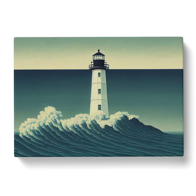 Popular Lighthouse - Wrapped Canvas, 35cm H x 50cm W x 3cm D