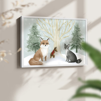 Chirstmas Art-CCII -Framed Print - Restickable