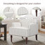 Fauteuil en mélange de coton gris Iliana-1628265269