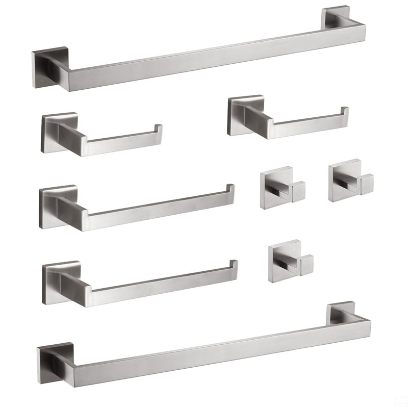 Ensemble de quincaillerie de salle de bain 9 pièces