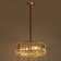 3 - Light Dimmable Drum Crystal Chandelier