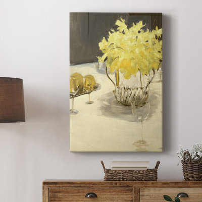 Imprimé floral rétro CCXLIX - galerie enveloppée Cavas