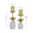12.85'' H Iron Tabletop Candlestick