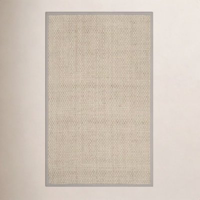 Lasone Natural Gray Seagrass Rug