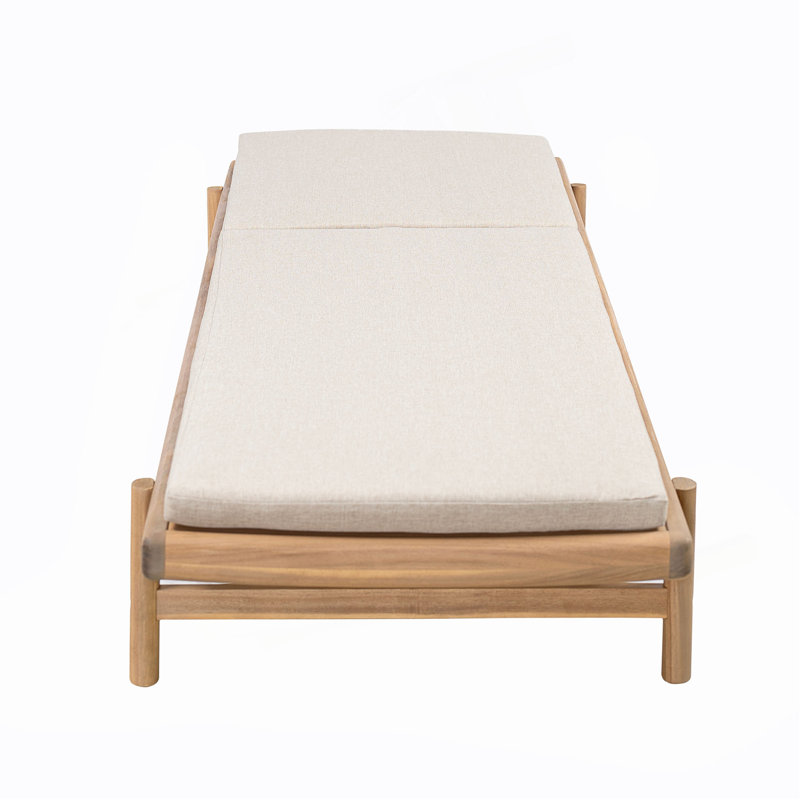 Chaise longue avec coussin Mallacia
