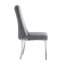 Chaise de salle à manger en velours
