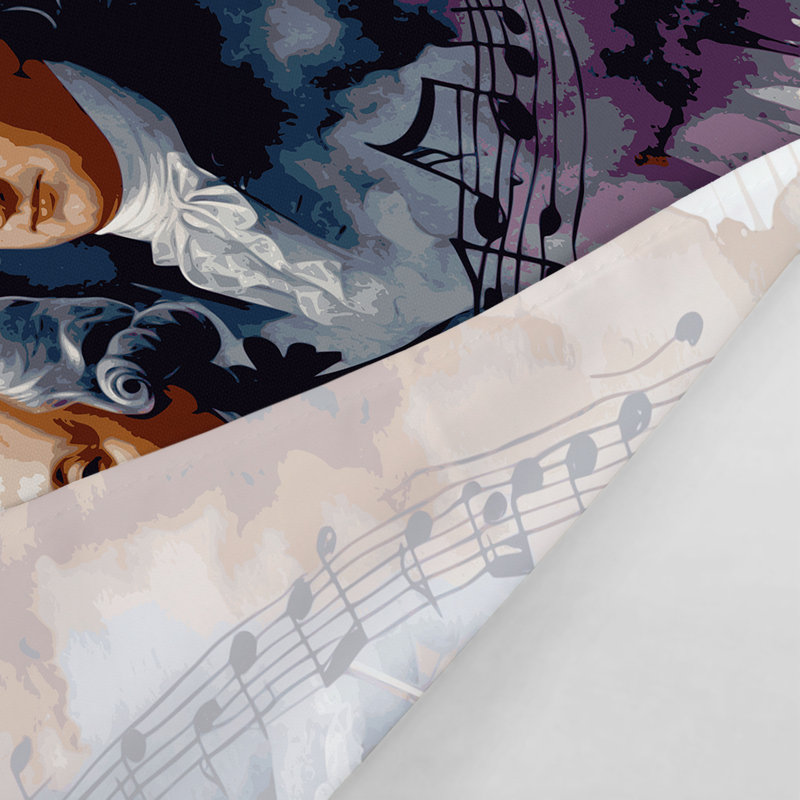 Tapisserie murale «Music Classical Composers», 68 po x 80 po