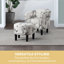 Fauteuil demi-tonneau avec repose-pieds Anges-621981629