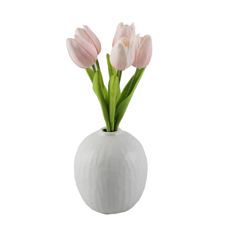Centre de table tulipe dans un vase, Rose