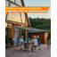 Pavillon de jardin 10 'x 12' avec toit en polycarbonate et cadre mural en aluminium Pergola