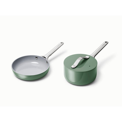 Caraway Batterie de cuisine antiadhésive en duo Minis Duo - poêle à frire et casserole