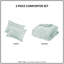 Ensemble d'édredon réversible en sherpa 3 pièces-122524952-122524950