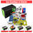 Collapsible Crate, 55L Foldable Plastic Milk Crate with Side Handles, Heavy Duty Stackable Containers Folding Storage Baskets for Food, Drinks, Books, Tools, Green-1000962016