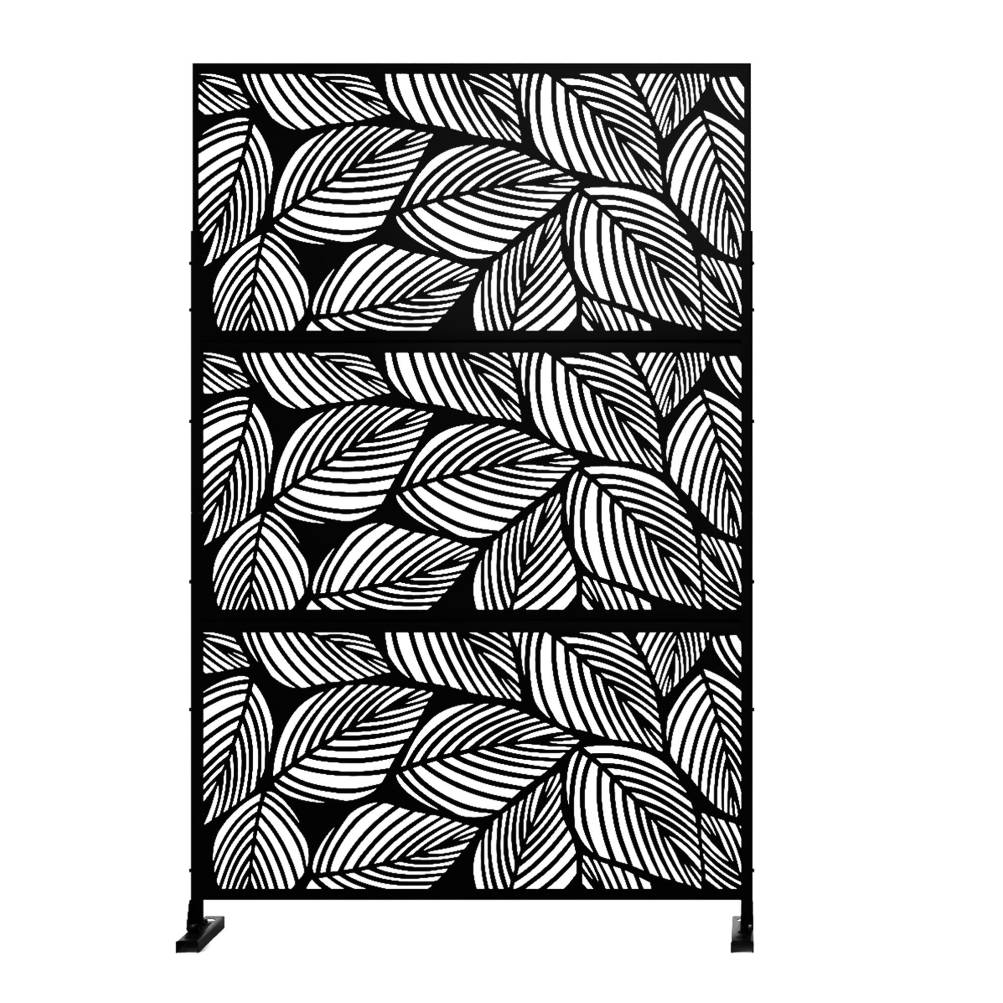 Fency 6.3 Ft. H X 4 Ft. W Laser Cut Metal Privacy Screen Wayfair Canada