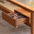 Solid wood and cherry wood coffee table