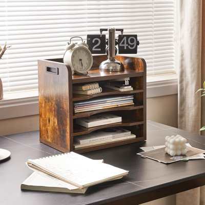 Solid Wood File Organiser