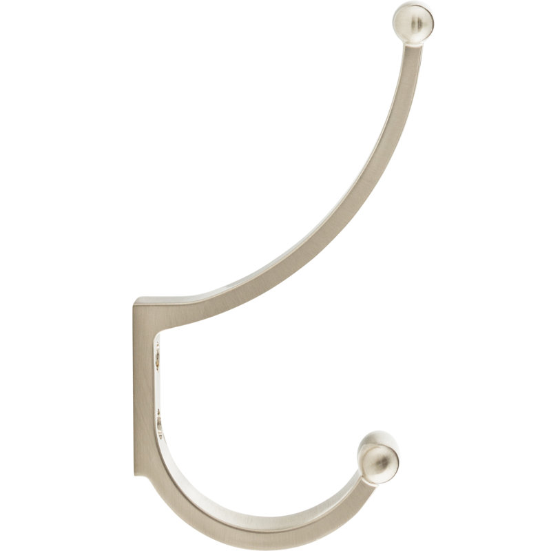Ryland Hillmont Wall Hooks, Brushed Satin Nickel
