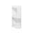 Lancaer Corner Shelf, 2-Tier Corner Book Shelf, Storage Shelves, Display Rack, Bookshelf, for Organization and Storage, Living Room, Home Office, White-109470441
