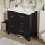 Armoire en MDF avec pieds en bois massif-2030145072
