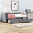 Longway Twin Upholstered Daybed with Ergonomic Design Backrest and 2 Drawers-208102948