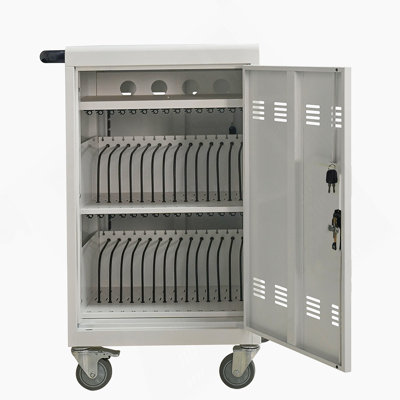 Mobile Charging Cart And Cabinet For Tablets Laptops 32Device